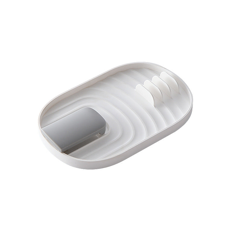 Folding Pot Lid Spoon Holder Kitchen Gadget (1pc)
