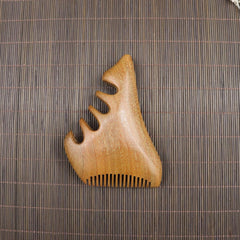 Golden Sandalwood Scalpii Massager with Five Teeth