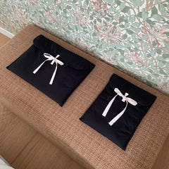 Ballet Style Bow Quilted Computer Bag
