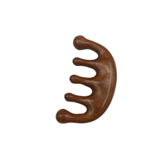 Golden Sandalwood Scalpii Massager with Five Teeth