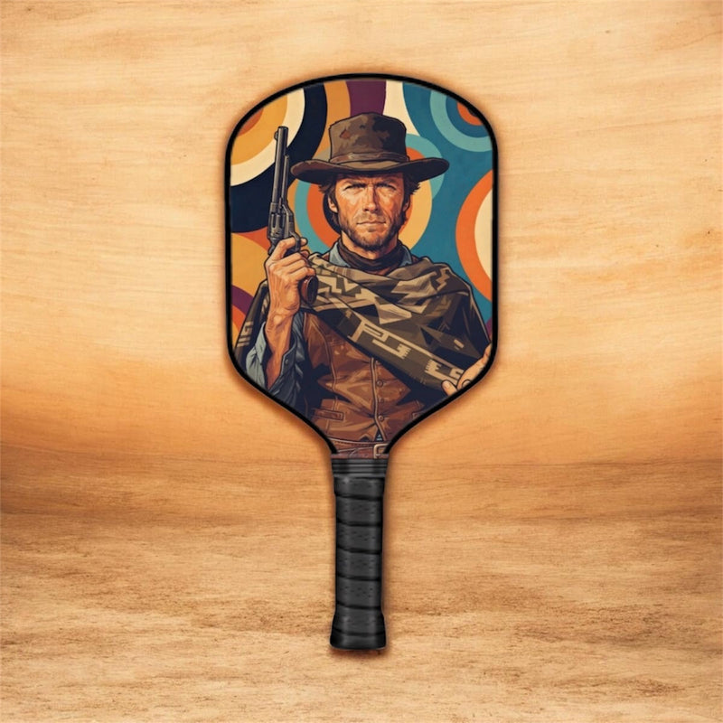 Man With No Name - Clint Eastwood - Pickleball Paddle