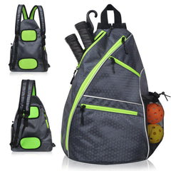 yuboo Pickleball Bag - Pickleball Sling Bags for Women Men Adjustable Pickle Ball Backpack Large Capacity Lightweight Pickleball Paddle Bag