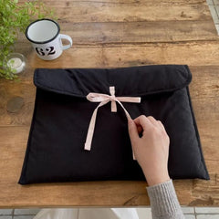 Ballet Style Bow Quilted Computer Bag