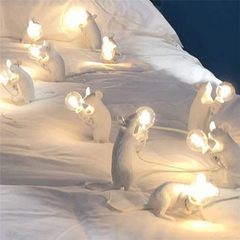 Mini Nordic Mouse Lamp with Industrial Design