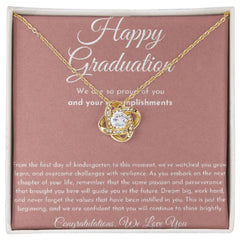 Graduation Love Knot Necklace