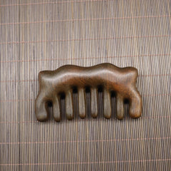 Golden Sandalwood Scalpii Massager with Five Teeth