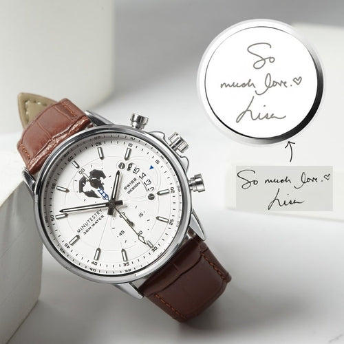 Forever Yours Engraved Groom Watch