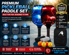 Premium Pickleball Paddle Set for Couples & Family Fun