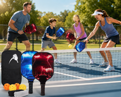 Premium Pickleball Paddle Set for Couples & Family Fun