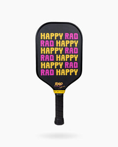 RAD Happy Pro T700 Raw Carbon Dwell Pickleball Paddle